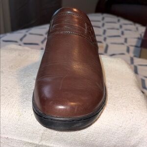 Clark’s collection Woman Brown Leather Slip-On Shoes